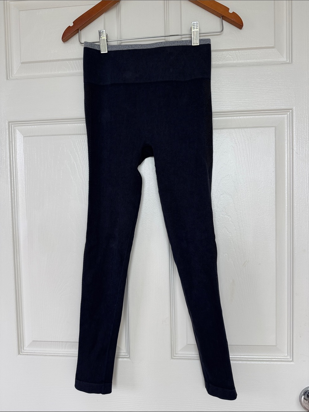 Vuori Helix Seamless Navy High-Rise Performance Leggings